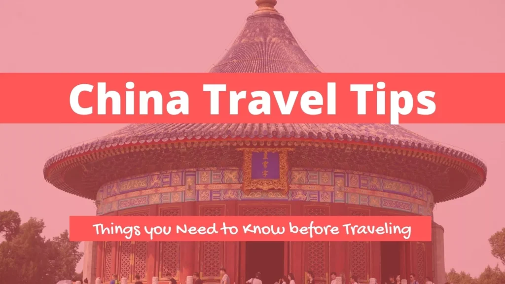 Trip to China Tips