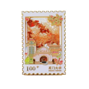 Xiamen-Inspired Metal Relief Magnet with Guilin Landscape Twist – Unique Travel Souvenir Blending Coastal & Karst Beauty