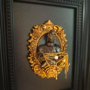 Shenzhen Nanshan Museum 'Rose & Knight' Resin Fridge Magnet: A Fusion of Elegance and Strength Inspired by Local Heritage