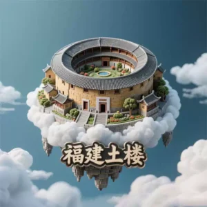 Fujian Tulou Metal Relief Fridge Magnet: A Miniature Masterpiece of Earth & Culture
